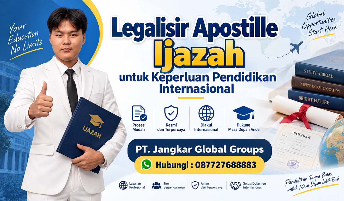 Legalisir Apostille Ijazah untuk Keperluan Pendidikan Internasional