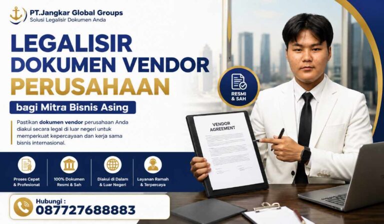 Legalisir Dokumen Vendor Perusahaan bagi Mitra Bisnis Asing