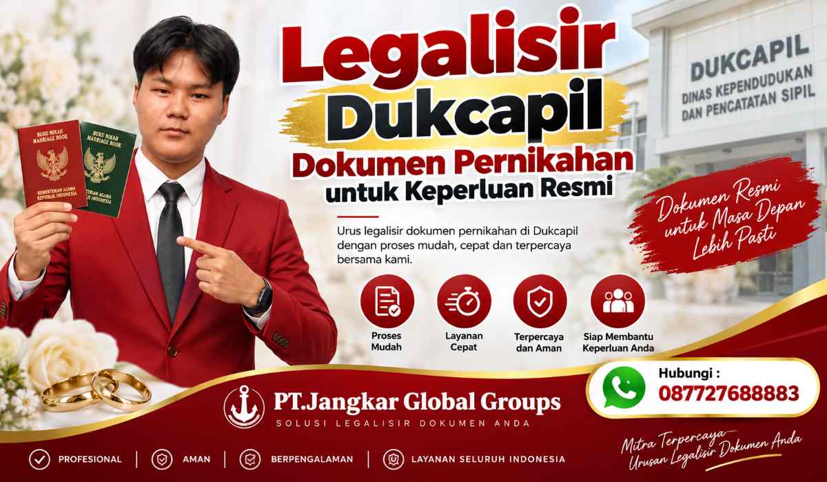 Legalisir Dukcapil Dokumen Pernikahan untuk Keperluan Resmi