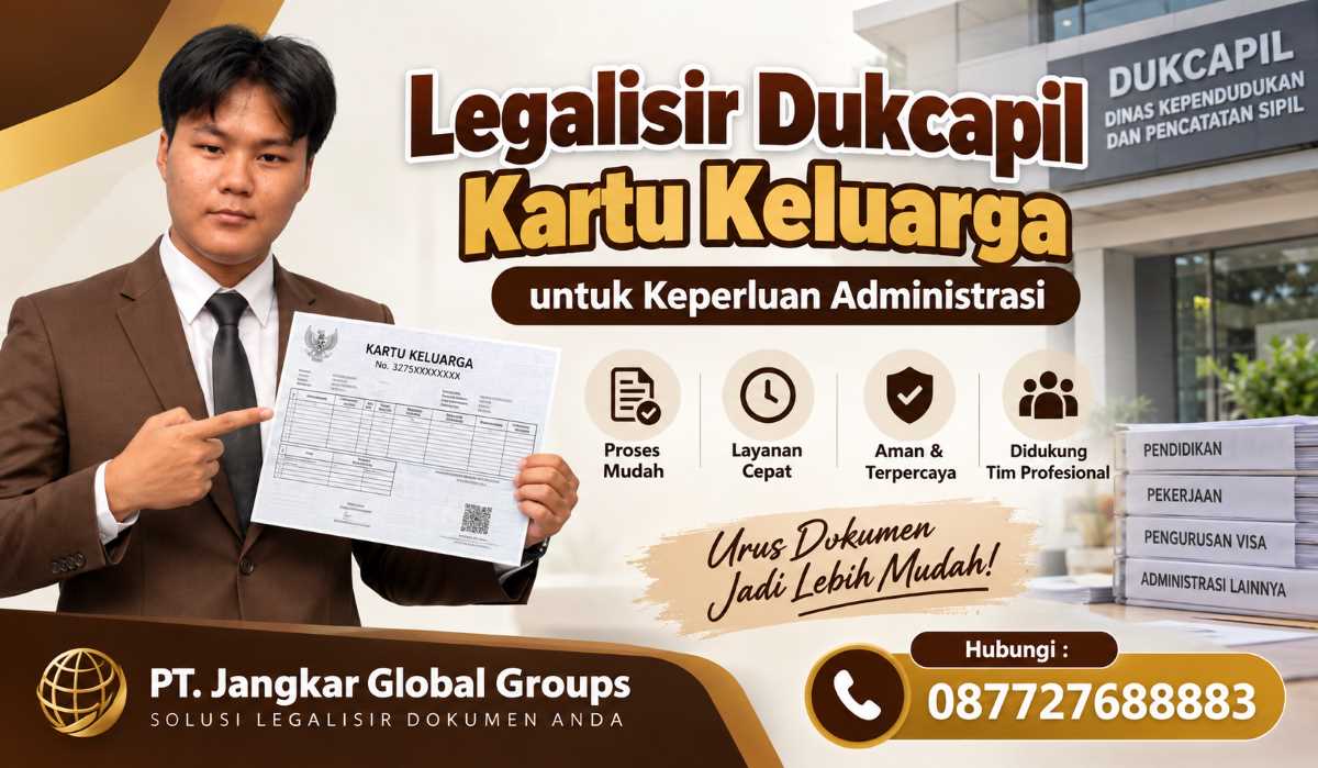 Legalisir Dukcapil Kartu Keluarga untuk Keperluan Administrasi