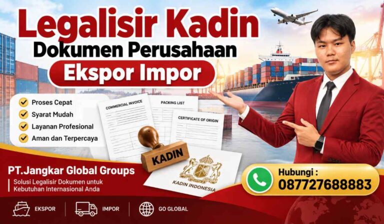 Legalisir Kadin Dokumen Perusahaan Ekspor Impor