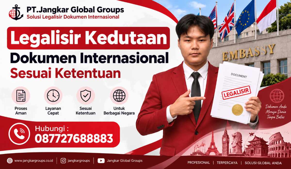 Legalisir Kedutaan Dokumen Internasional Sesuai Ketentuan