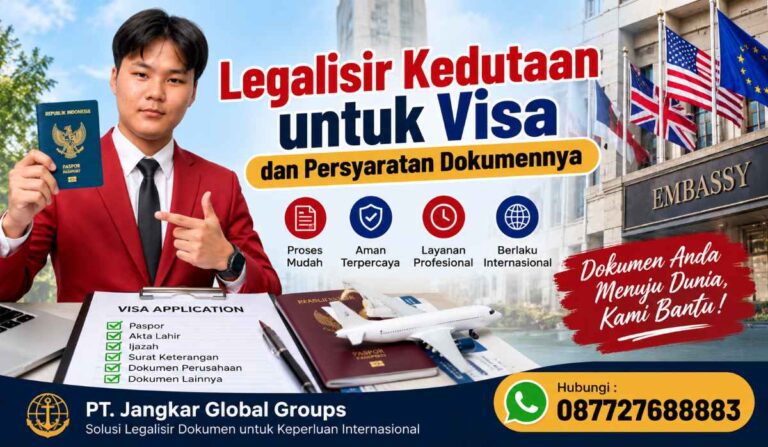 Legalisir Kedutaan untuk Visa dan Persyaratan Dokumennya