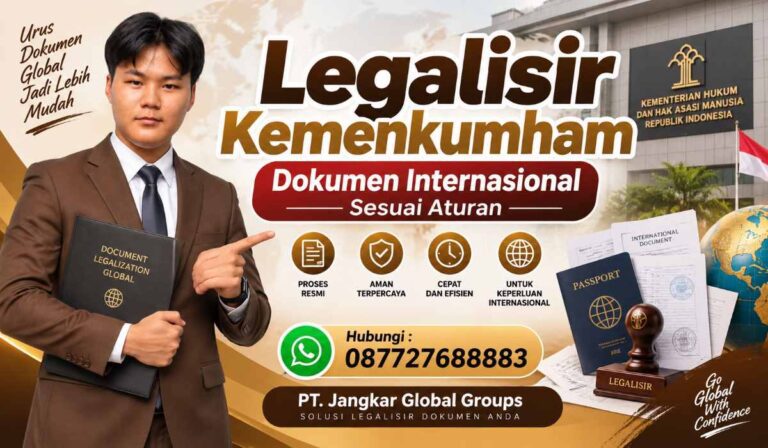Legalisir Kemenkumham Dokumen Internasional Sesuai Aturan