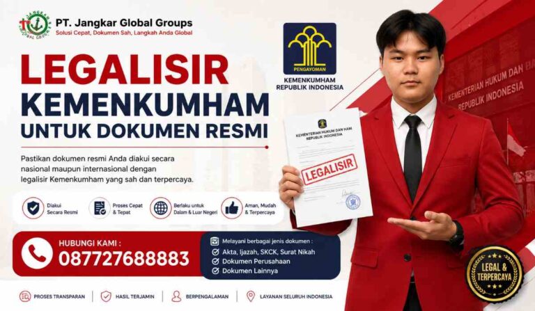 Legalisir Kemenkumham untuk Dokumen Resmi