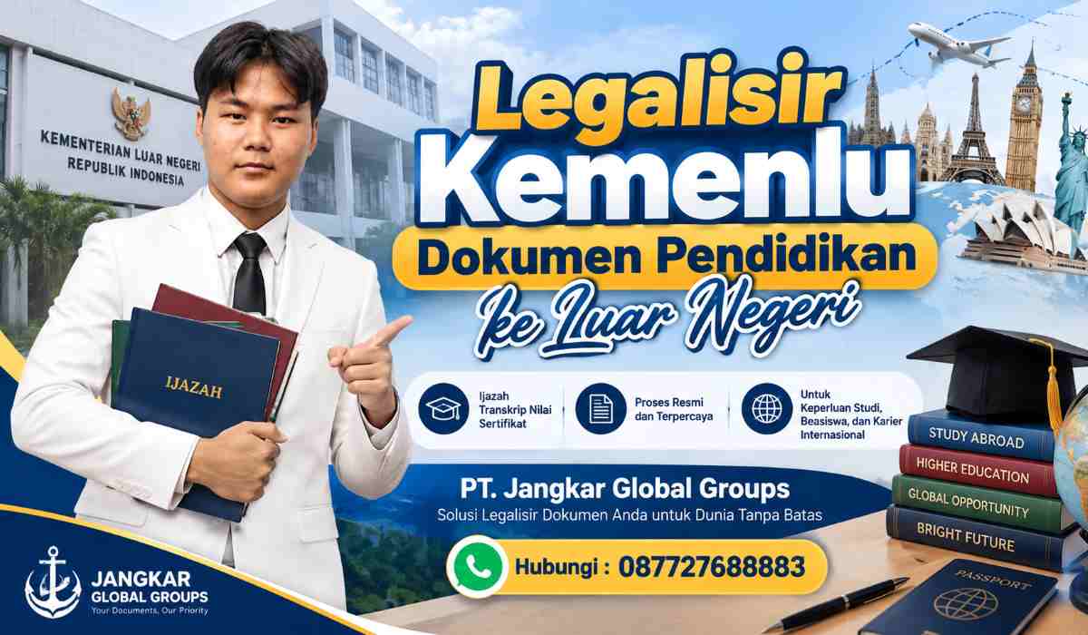 Legalisir Kemenlu Dokumen Pendidikan ke Luar Negeri