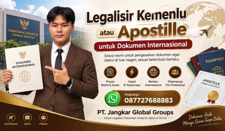 Legalisir Kemenlu atau Apostille untuk Dokumen Internasional