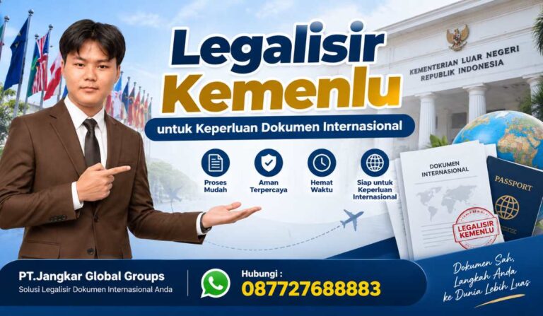 Legalisir Kemenlu untuk Keperluan Dokumen Internasional