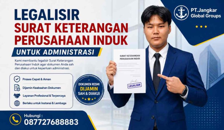 Legalisir Surat Keterangan Perusahaan Induk untuk Administrasi