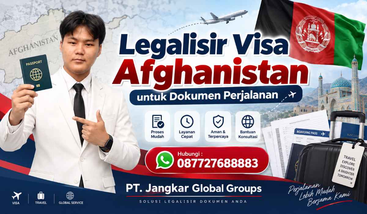 Legalisir Visa Afghanistan untuk Dokumen Perjalanan