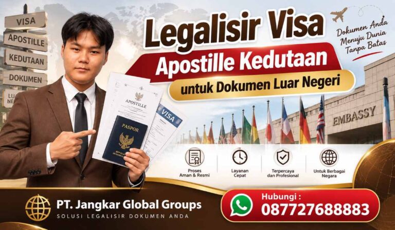 Legalisir Visa Apostille Kedutaan untuk Dokumen Luar Negeri