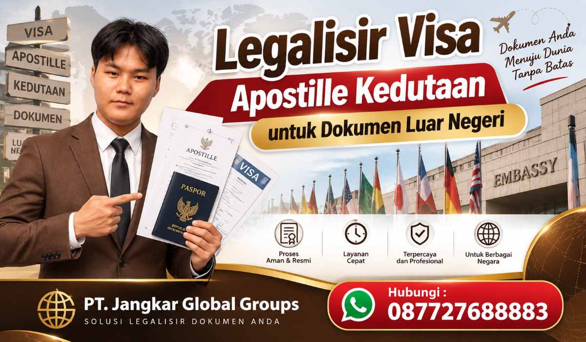 Legalisir Visa Apostille Kedutaan untuk Dokumen Luar Negeri