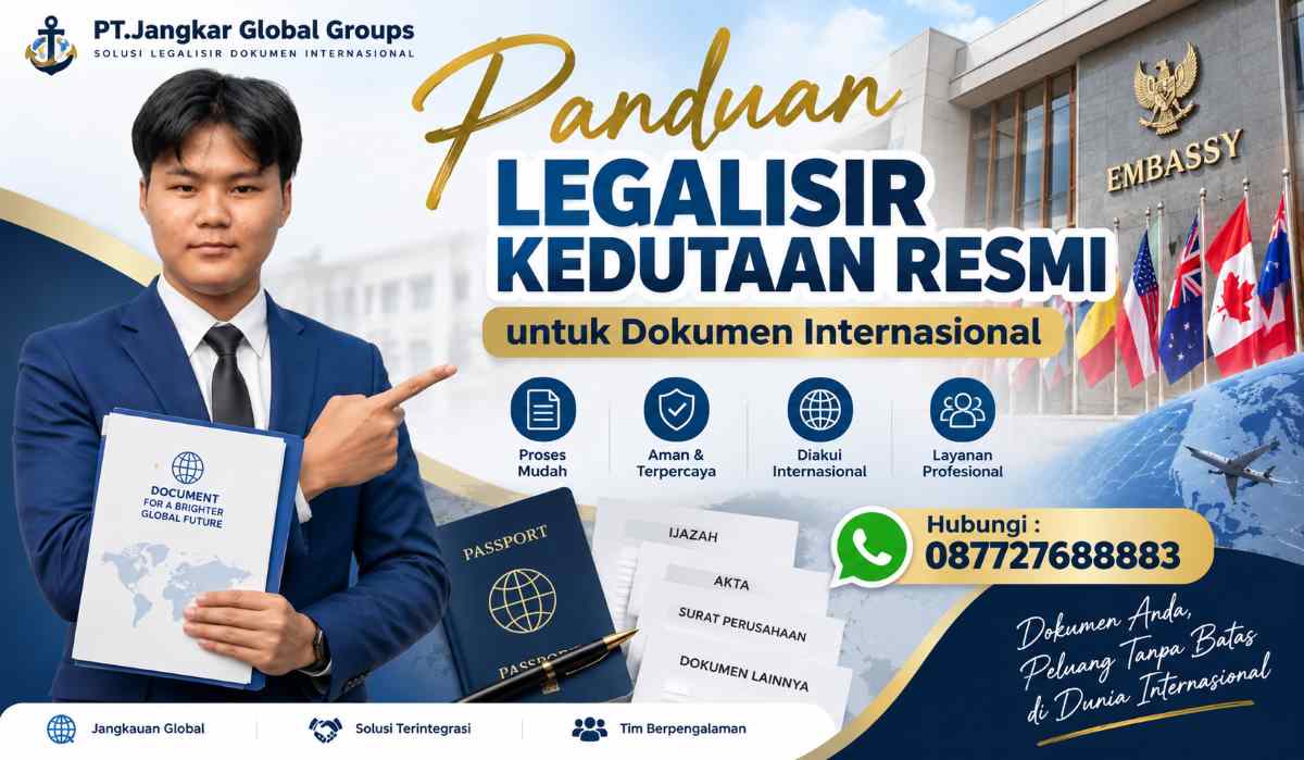 Panduan Legalisir Kedutaan Resmi untuk Dokumen Internasional
