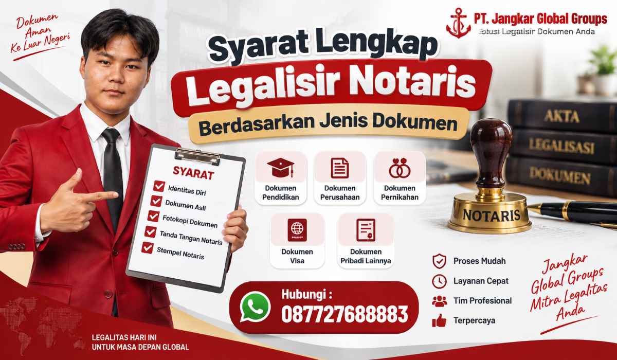 Syarat Lengkap Legalisir Notaris Berdasarkan Jenis Dokumen